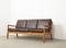 Vintage Senator Series Teak and Leather Sofa by Ole Wanscher for Cado 5