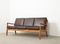 Vintage Senator Series Teak and Leather Sofa by Ole Wanscher for Cado, Image 5