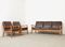 Vintage Senator Series Teak and Leather Sofa by Ole Wanscher for Cado 12