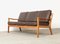 Vintage Senator Series Teak and Leather Sofa by Ole Wanscher for Cado, Image 2