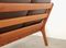Vintage Senator Series Teak and Leather Sofa by Ole Wanscher for Cado 9