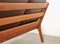 Vintage Teak & Ledersofa aus Senator Serie von Ole Wanscher für Cado 9