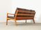 Vintage Senator Series Teak and Leather Sofa by Ole Wanscher for Cado 4