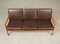 Vintage Senator Series Teak and Leather Sofa by Ole Wanscher for Cado 7