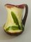 Majolica Pitcher in Brown Yellow and Green Colors by George Jones, France, 1900s 8