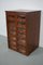 Vintage Dutch Oak Haberdashery Shop Cabinet, 1930s, Image 4