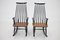 Varjonen Wood Processing Beech Rocking Chairs, Finland, 1960s, Set of 2, Image 5