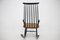 Varjonen Wood Processing Beech Rocking Chair, Finland, 1960s, Image 8