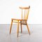 Blonde Stickback Dining Chairs from Ton, 1950s, Set of 6 1