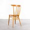 Blonde Stickback Dining Chairs from Ton, 1950s, Set of 6 8