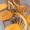 Blonde Stickback Dining Chairs from Ton, 1950s, Set of 6 6
