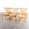 Blonde Stickback Dining Chairs from Ton, 1950s, Set of 6 7