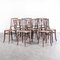 Bentwood Harlequin Dining Chairs attributed to Debrecen, 1950s, Set of 10, Image 7