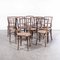 Bentwood Harlequin Dining Chairs attributed to Debrecen, 1950s, Set of 10 4