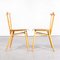 Classic Stickback Dining Chairs from Ton, 1950s, Set of 2 5