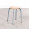 French Stacking School Stools, 1960s, Set of 2 6