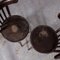 Saddle Back Bistro Dark Walnut Dining Chairs, 1960s, Set of 2 6