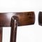 Saddle Back Bistro Dark Walnut Dining Chairs, 1960s, Set of 2, Image 2