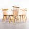 Harlequin Stickback Dining Chairs from Ton, 1950s, Set of 6 3