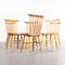 Harlequin Stickback Dining Chairs from Ton, 1950s, Set of 6, Image 3