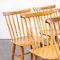 Harlequin Stickback Dining Chairs from Ton, 1950s, Set of 6 5