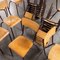 French Simple Stacking Dining Chairs attributed to Mullca, 1960s, Set of 19, Image 7