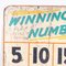 Insegna grande originale Winning Numbers, anni '50, Immagine 3