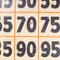 Grande Plaque de Foire Winning Numbers Originale, 1950s 6