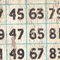 Großes Original Winning Numbers Fairground Schild, 1950er 7