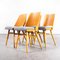 Dining Chairs by Radomir Hoffman for Ton, 1950s, Set of 4, Image 4