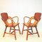 Vintage Norwegian Birch Arm Chairs by Per Aaslid, 1950s, Set of 2 6
