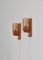 Vitrika Wall Lamps in Pinewood & Amber Glass, Denmark, 1970s, Set of 2, Image 2