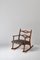Modern Danish Rocking Chair in Oak & Wool Fabric by Henry Kjærnulff, 1950s 3