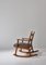 Modern Danish Rocking Chair in Oak & Wool Fabric by Henry Kjærnulff, 1950s 6