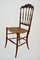 Silla Chiavari Mid-Century modelo Parisienne con asiento de caña, 1953, Imagen 3