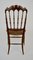 Silla Chiavari Mid-Century modelo Parisienne con asiento de caña, 1953, Imagen 8