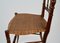 Silla Chiavari Mid-Century modelo Parisienne con asiento de caña, 1953, Imagen 13