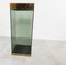 Vintage Brass and Glass Umbrella Stand, 1970s 1