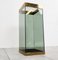 Vintage Brass and Glass Umbrella Stand, 1970s 7