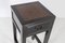 Tavolino cinese laccato nero ebanizzato con ripiano in canna e cassetto singolo, Immagine 2