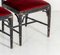 Chinese Chippendale Ebonised Faux Bamboo Chairs, Set of 2 5