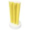 Modern Italian Yellow Ceramic Vase by Ettore Sottsass for A. Sarri, 1990s 1
