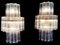Murano Glass Tube Wall Sconces with 18 Clear Glass Tube, 1980s, Set of 2, Image 16