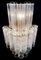 Apliques de pared de tubo de cristal de Murano con 18 tubos de vidrio transparente, años 80. Juego de 2, Imagen 7