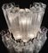 Murano Glass Tube Wall Sconces with 18 Clear Glass Tube, 1980s, Set of 2 3