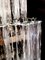 Apliques de pared de tubo de cristal de Murano con 18 tubos de vidrio transparente, años 80. Juego de 2, Imagen 6