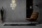 Murano Glasröhren Wandleuchten mit 18 Klarglasröhren, 1980er, 2er Set 4