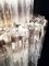 Apliques de pared de tubo de cristal de Murano con 18 tubos de vidrio transparente, años 80. Juego de 2, Imagen 15