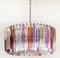 Lustre Triedri en Verre Murano avec Prisme 265 Multicolore et Transparent, 1999 13