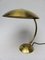 Lámpara de escritorio de latón de Hillebrand, años 30, Imagen 2